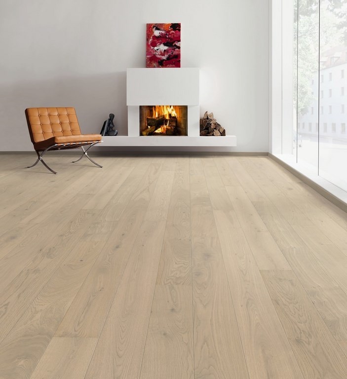 Parquet haro 538942 chêne gris sable markant brossé 2V