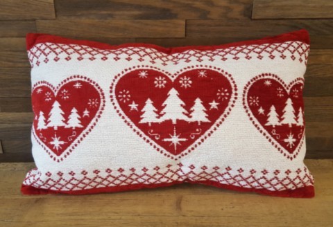 Coussin coeur blanc II