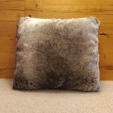 Coussin Loup gris